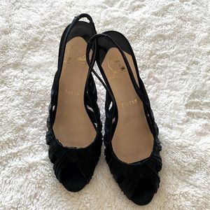 Christian Louboutin Sandals Black Size 6.5